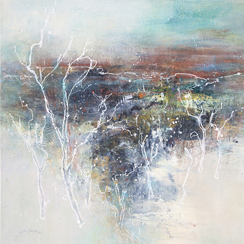 Lyne Marshall Natures Constellations 91 x 91 cm acrylic SOLD
